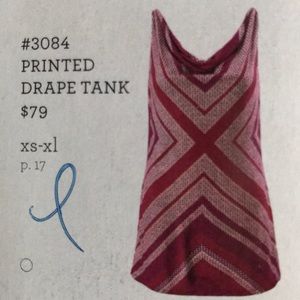 CAbi- Printed Drape Tank